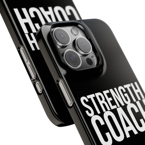 Premium Strength Coach iPhone Case | Strength Coach Gifts Slim Phone Cases Premium Strength Coach iPhone Case | Strength Coach Gifts Slim Phone Cases