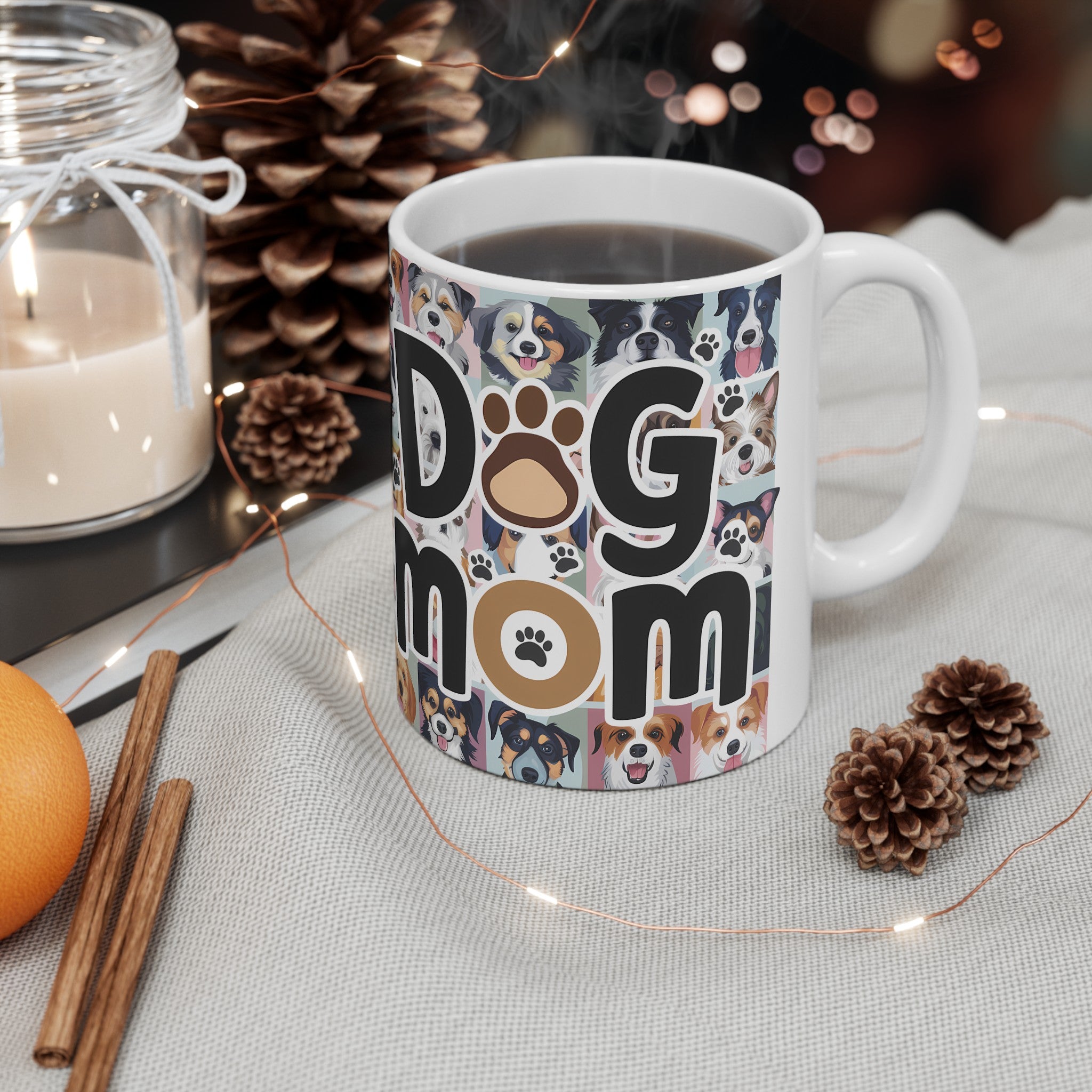 Dog Mom Mug | Dog Mom Gift | Dog Mom Coffee Mug | Dog Mom Presents Mug 11oz 2