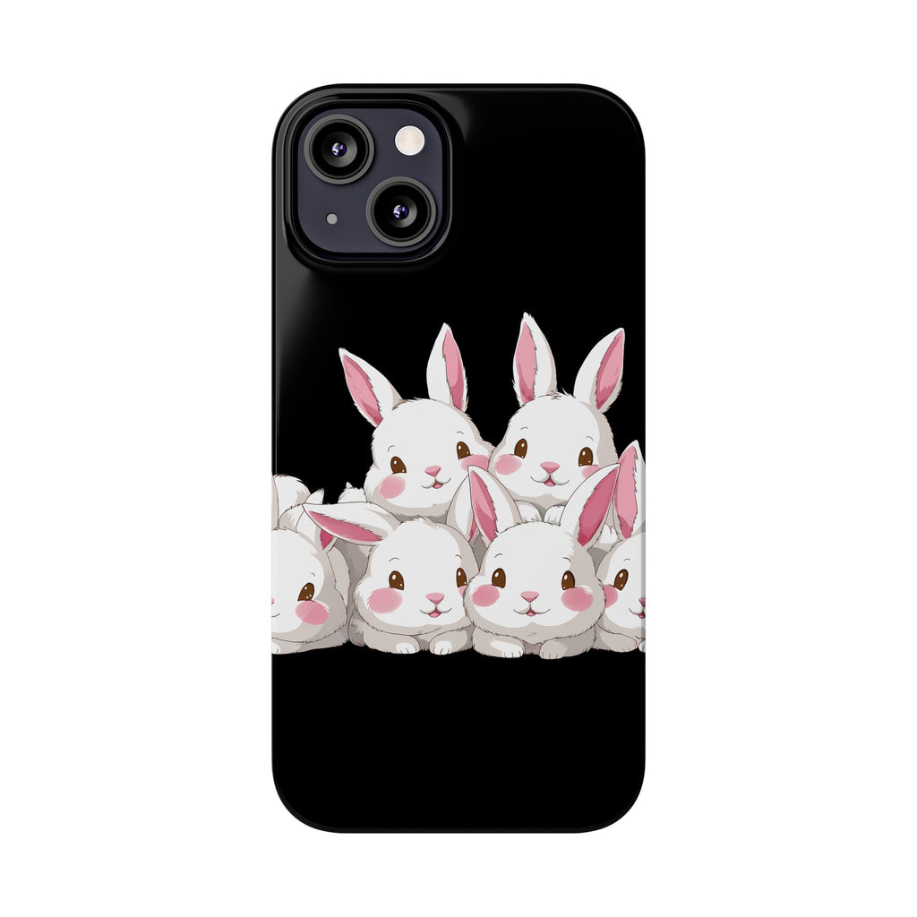 Premium Cute Rabbit iPhone Case | Rabbit Gifts Slim Phone Cases