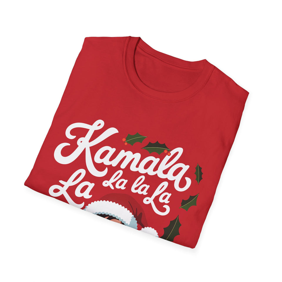 Kamala La La La Kamala Harris Ugly Xmas T-Shirt 2 | Kamala Harris Christmas Gift Unisex T-Shirt
