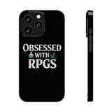 Premium Obsessed With RPGs iPhone Case | Role Playing Game Slim Phone Cases Premium Obsessed With RPGs iPhone Case | Role Playing Game Slim Phone Cases