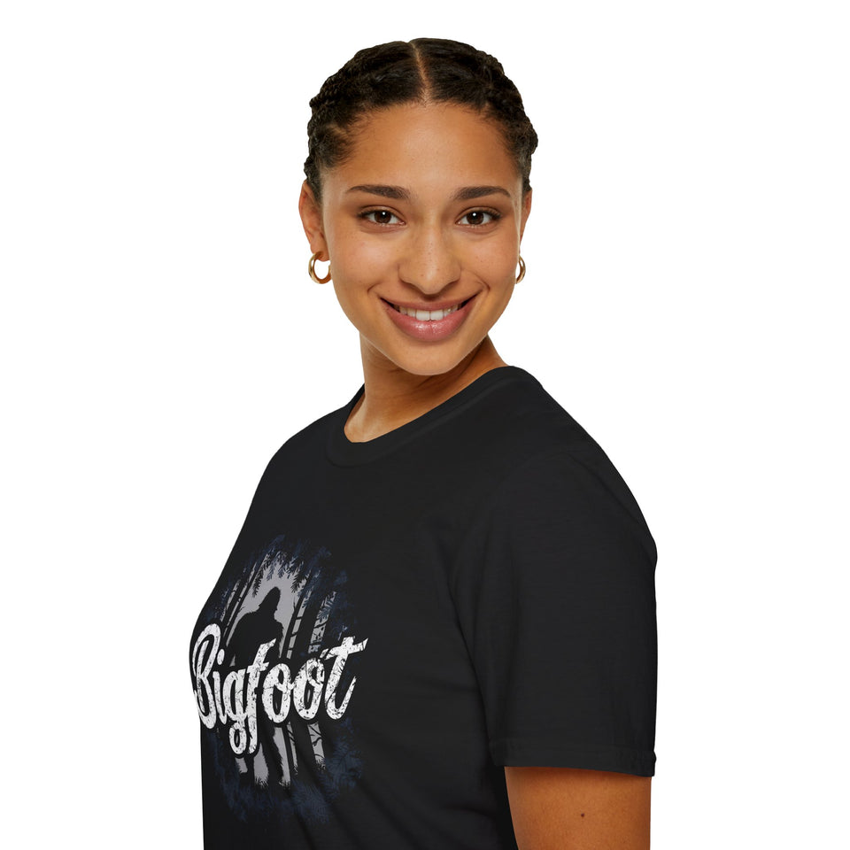 Bigfoot Shirt | Sasquatch Bigfoot T Shirt | Bigfoot In Forest Tee Shirt | Sasquatch Bigfoot Unisex T-Shirt 2