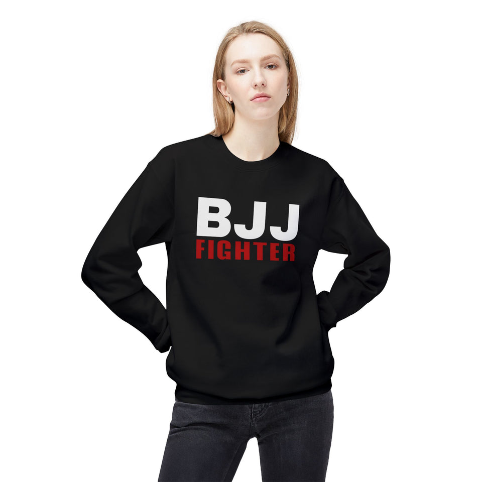 Brazilian Jiu Jitsu BJJ Fighter BJJ Unisex Midweight Softstyle Fleece Crewneck Sweatshirt