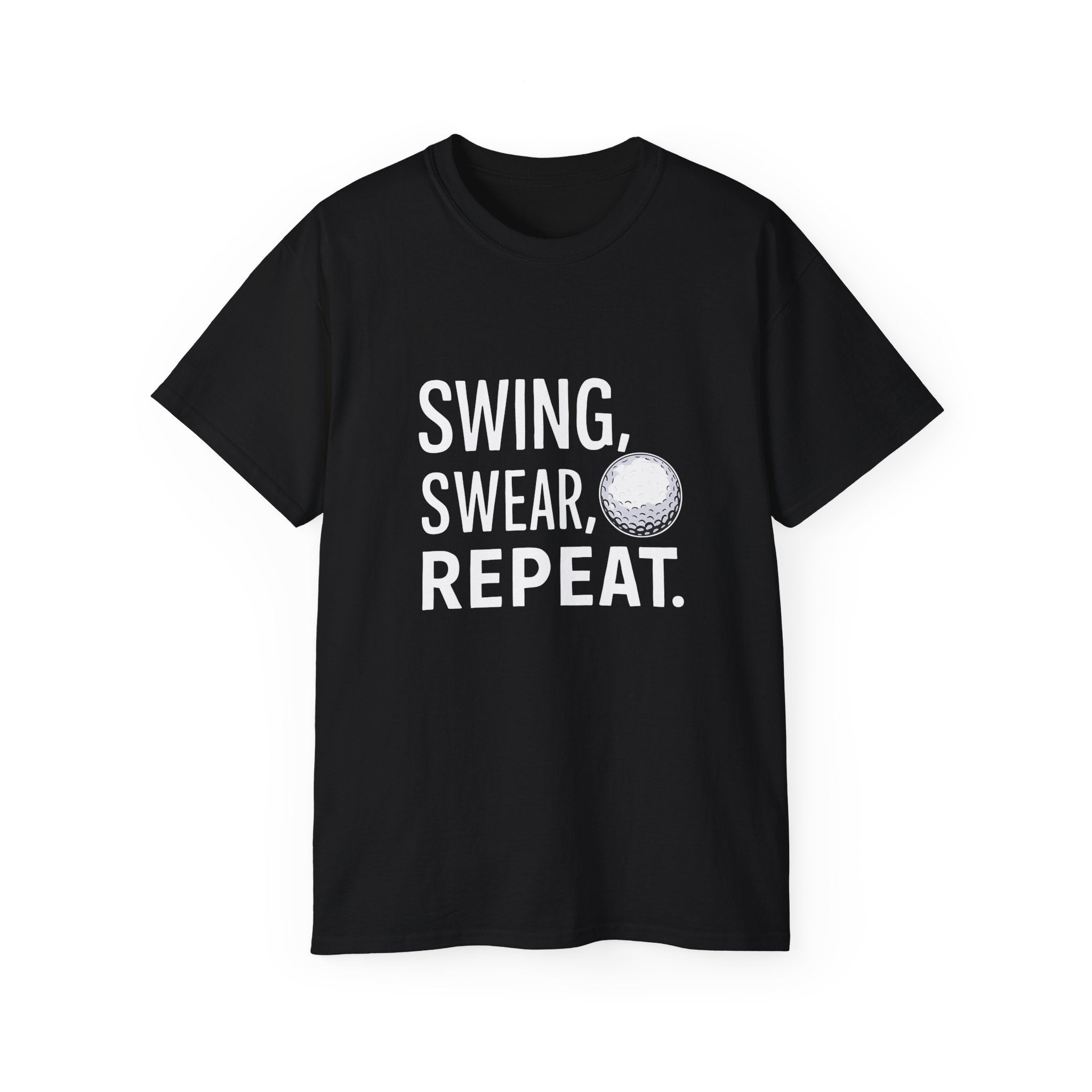 Golf Swing Swear Repeat Golf | Golf Gift | Golf Merchandise | Golf Gifts | Golf Presents Unisex T-Shirt Main image