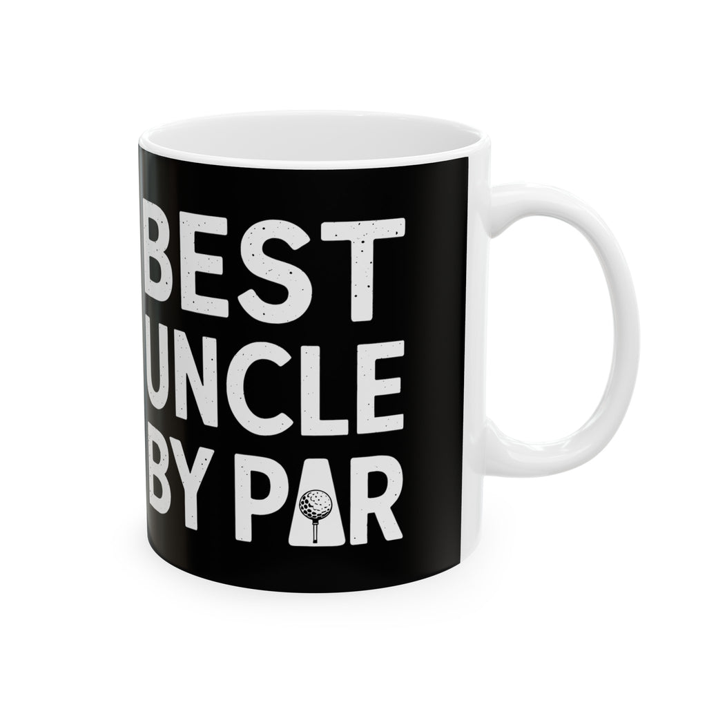 Best Uncle By Par Funny Golf Mug | Golf Gift | Uncle Merchandise | WUncle Birthday Gifts | Uncle Presents Golf Ceramic Mug 11oz 2