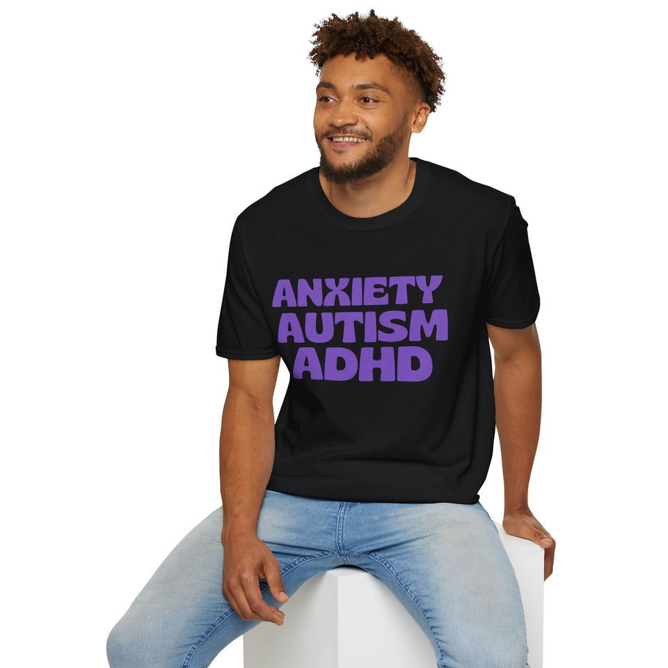 Anxiety Autism ADHD Awareness T-Shirt