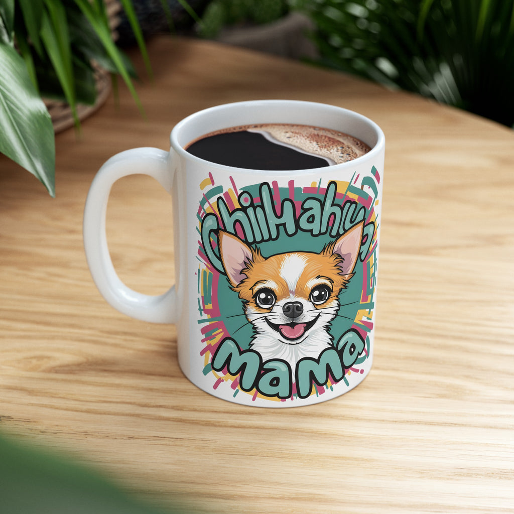 Chihuahua Mama Mug | Chihuahua Gift | Chihuahua Coffee Mug | Chihuahua Gift Ideas Mug 11oz