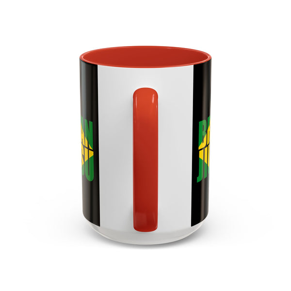 Brazilian Jiu Jitsu Flag 3 | BJJ Accent Coffee Mug