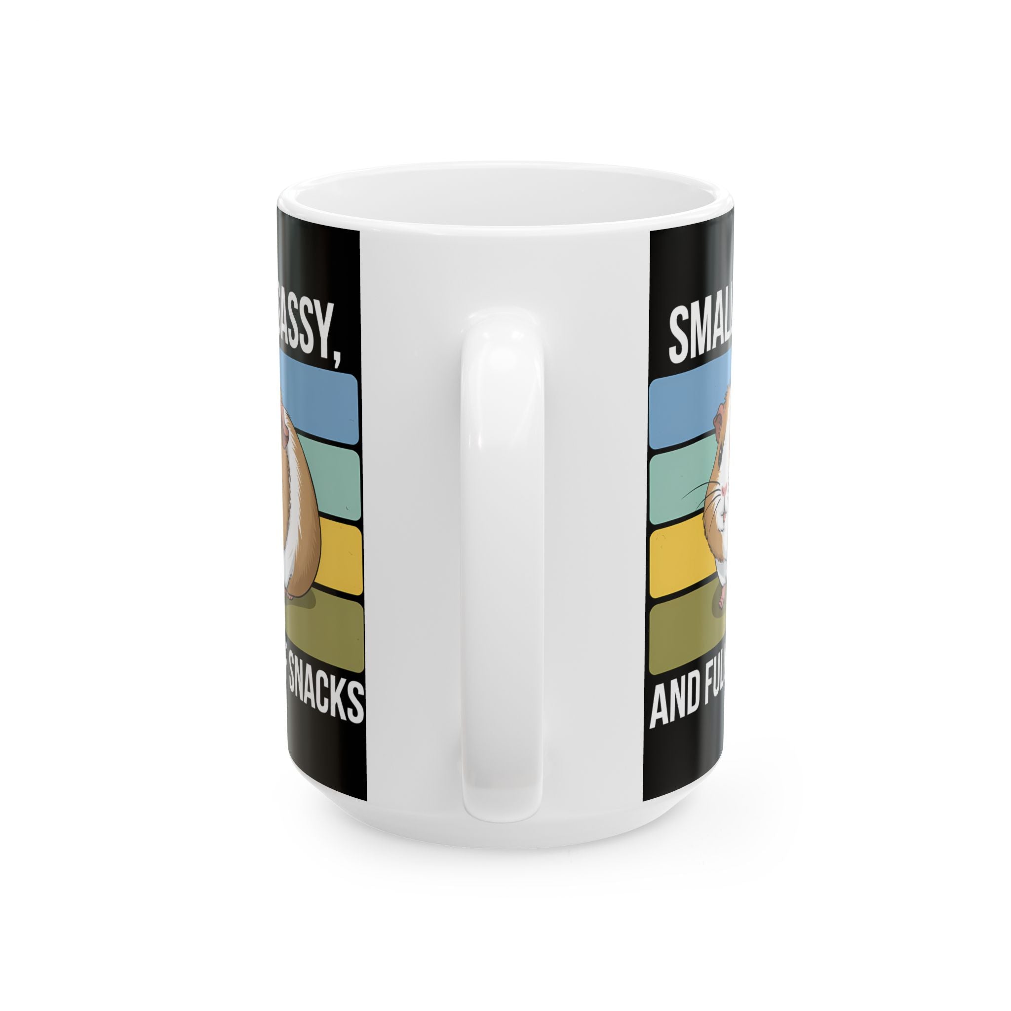 Guinea Pig Mug - Small, Sassy, and Full of Snacks Cute Guinea Pig Mug 2