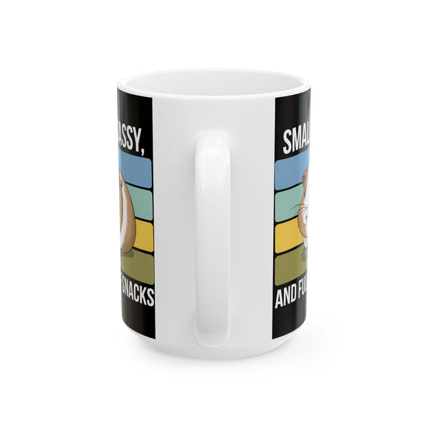 Guinea Pig Mug - Small, Sassy, and Full of Snacks Cute Guinea Pig Mug 2