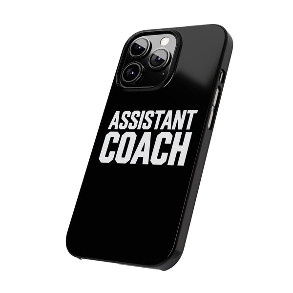 Premium Assistant Coach iPhone Case | Assistant Coach Gifts Slim Phone Cases