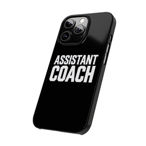 Premium Assistant Coach iPhone Case | Assistant Coach Gifts Slim Phone Cases Premium Assistant Coach iPhone Case | Assistant Coach Gifts Slim Phone Cases