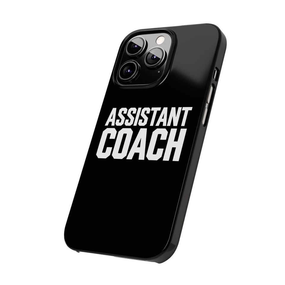 Premium Assistant Coach iPhone Case | Assistant Coach Gifts Slim Phone Cases