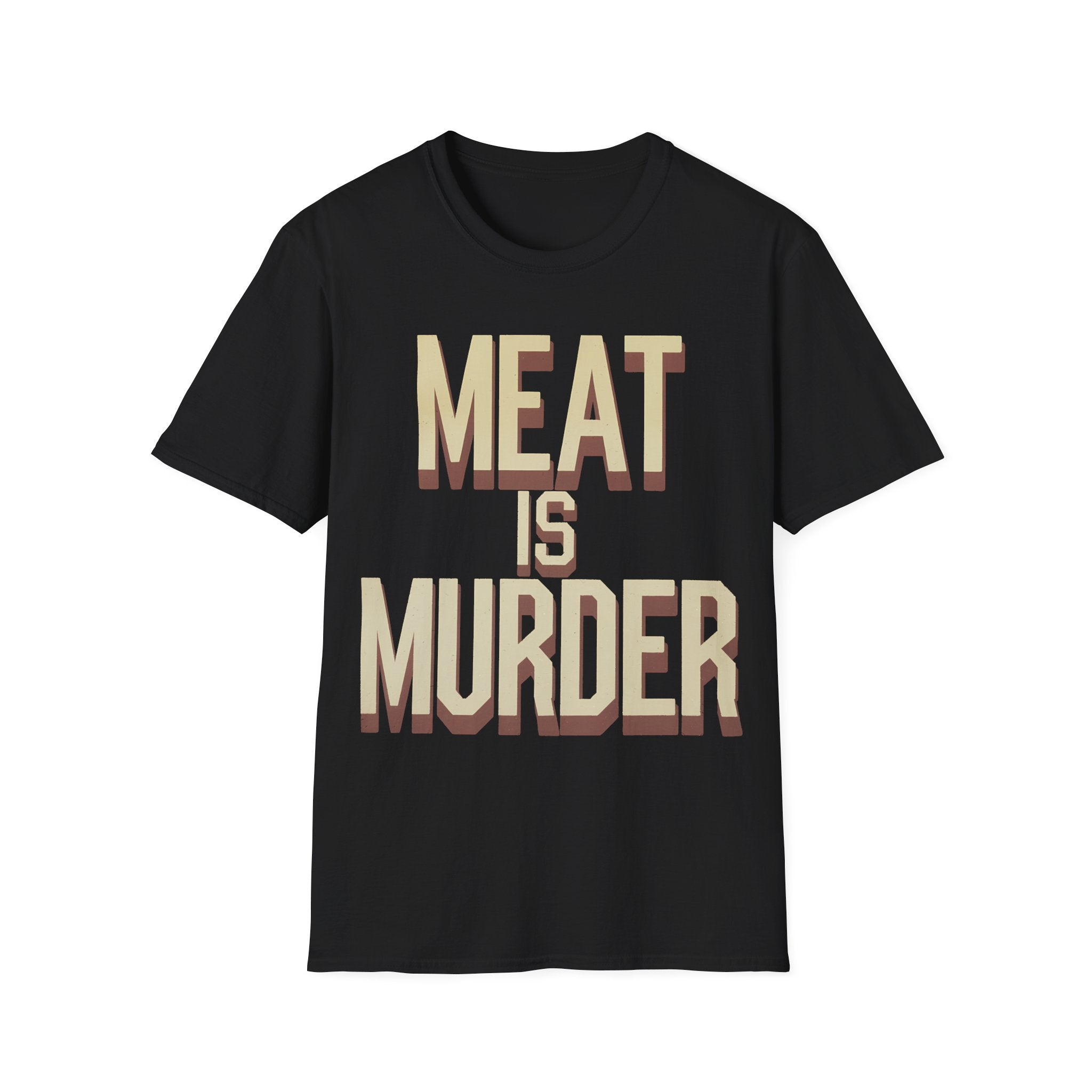 Vegan Meat Is Murder Shirt | Vegan Gift | Vegetarian Unisex Vegan Present T Shirt Secondary image