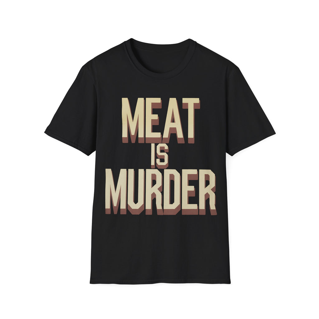 Vegan Meat Is Murder Shirt | Vegan Gift | Vegetarian Unisex Vegan Present T Shirt