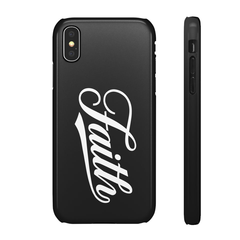 Faith In Jesus iPhone Christian Religion Phone Case | Jesus Faith Cross Phone Case | Faith Christian Cross iPhone & Samsung Galaxy Snap Cases