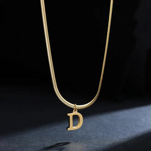 Elegant A-Z Stainless Steel Pendant Necklace Elegant A-Z Stainless Steel Pendant Necklace