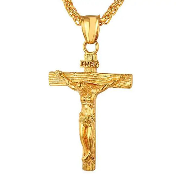 Christian Cross Necklace - Religious Jesus Cross Necklace