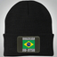 Brazilian Jiu Jitsu Flag 2 BJJ Acrylic Beanie