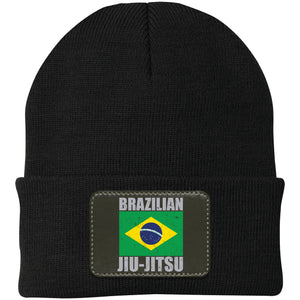 Brazilian Jiu Jitsu Flag 2 BJJ Acrylic Beanie Brazilian Jiu Jitsu Flag 2 BJJ Acrylic Beanie