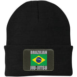 Brazilian Jiu Jitsu Flag 2 BJJ Acrylic Beanie Brazilian Jiu Jitsu Flag 2 BJJ Acrylic Beanie