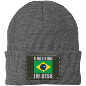 Brazilian Jiu Jitsu Flag 2 BJJ Acrylic Beanie Brazilian Jiu Jitsu Flag 2 BJJ Acrylic Beanie