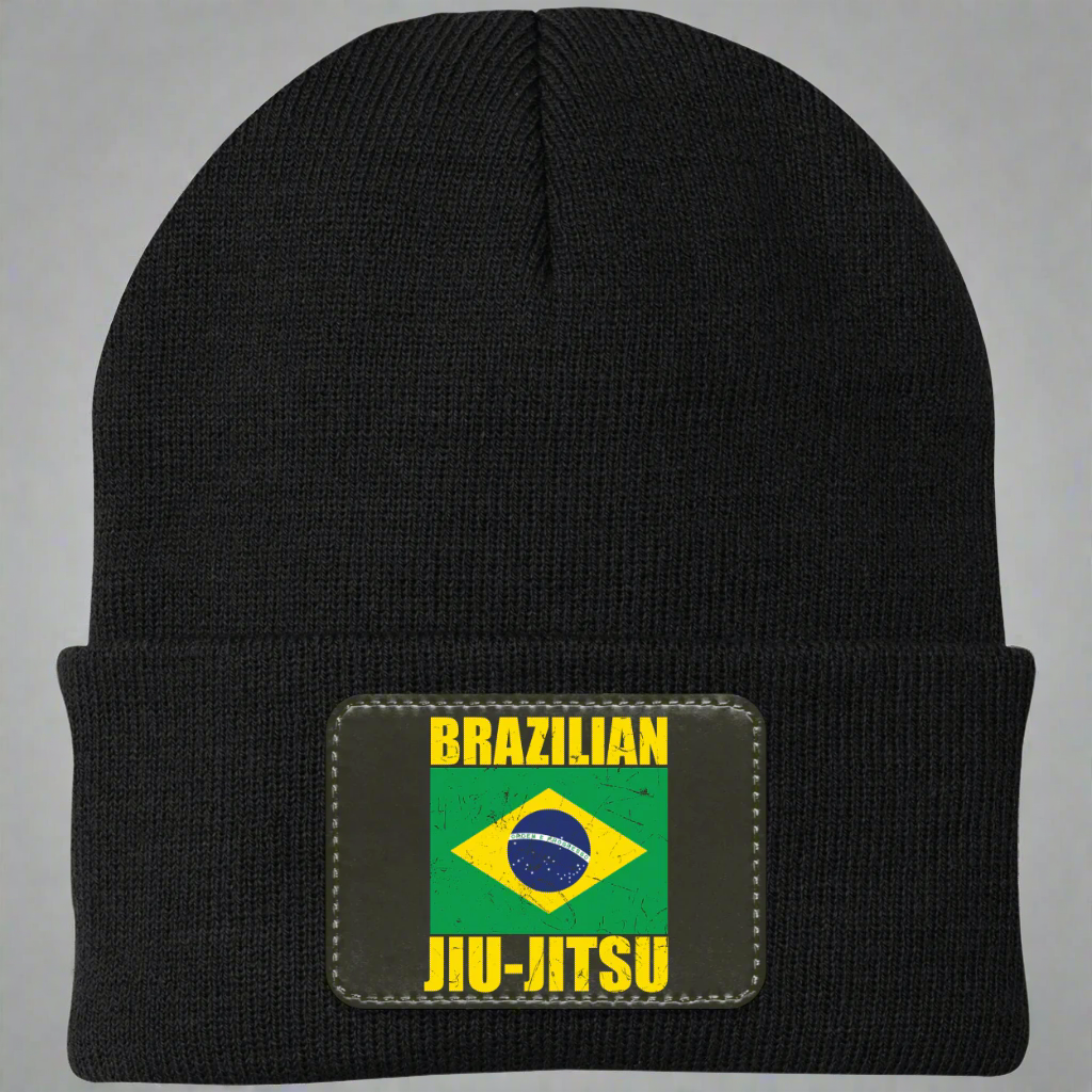 Brazilian Jiu Jitsu Flag 3 BJJ Acrylic Beanie Main image