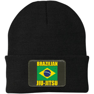 Brazilian Jiu Jitsu Flag 3 BJJ Acrylic Beanie Brazilian Jiu Jitsu Flag 3 BJJ Acrylic Beanie
