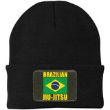 Brazilian Jiu Jitsu Flag 3 BJJ Acrylic Beanie Brazilian Jiu Jitsu Flag 3 BJJ Acrylic Beanie