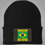 Brazilian Jiu Jitsu Flag 3 BJJ Acrylic Beanie Brazilian Jiu Jitsu Flag 3 BJJ Acrylic Beanie