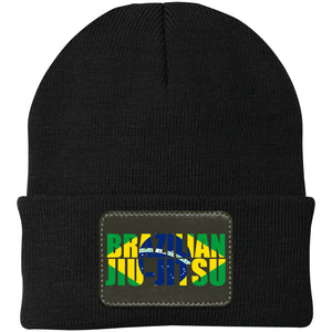 Brazilian Jiu Jitsu Flag BJJ Acrylic Beanie Brazilian Jiu Jitsu Flag BJJ Acrylic Beanie
