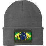Brazilian Jiu Jitsu Flag BJJ Acrylic Beanie Brazilian Jiu Jitsu Flag BJJ Acrylic Beanie