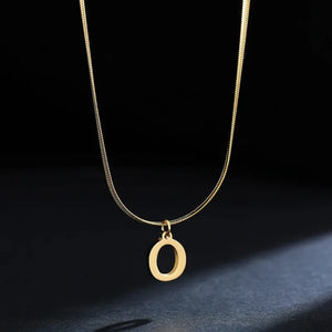 Elegant A-Z Stainless Steel Pendant Necklace Elegant A-Z Stainless Steel Pendant Necklace