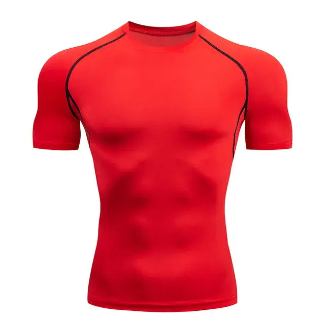 Men's Running Gym Compression T-shirt