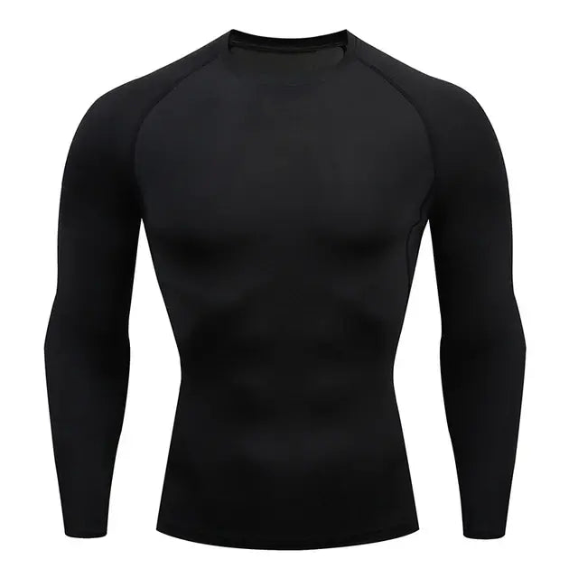 Mens Gym Compression Running T-Shirt