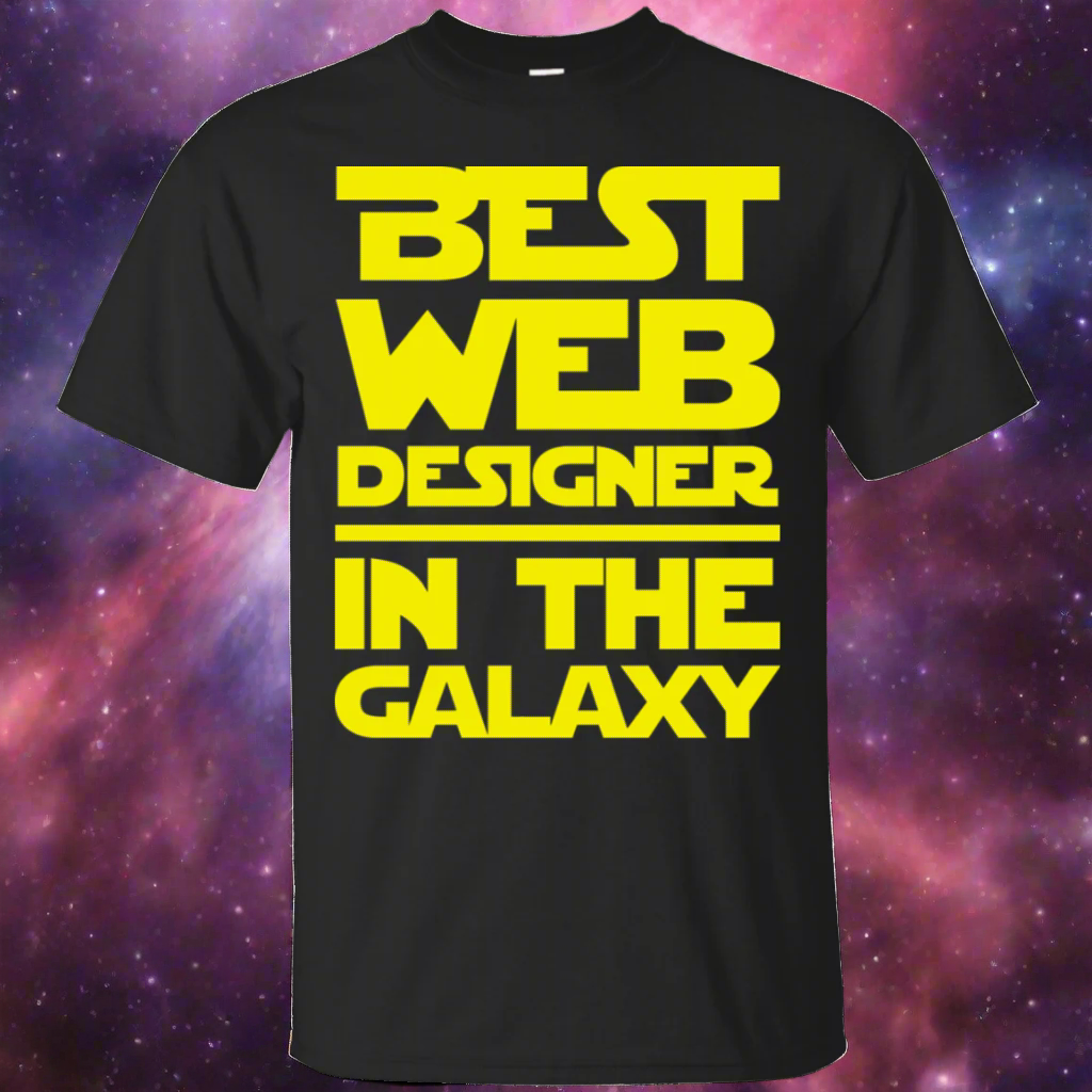 Best Web Designer In The Galaxy Ultra Cotton T-Shirt Main image