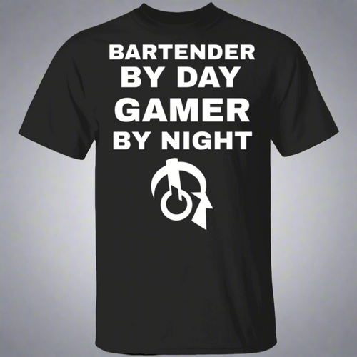 Bartender By Day Gamer By Night T-Shirt