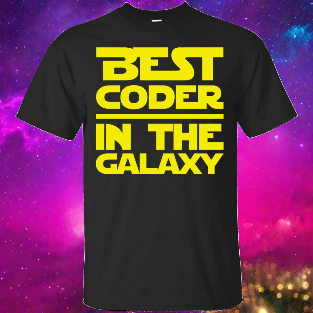Best Coder In The Galaxy Shirt Main image