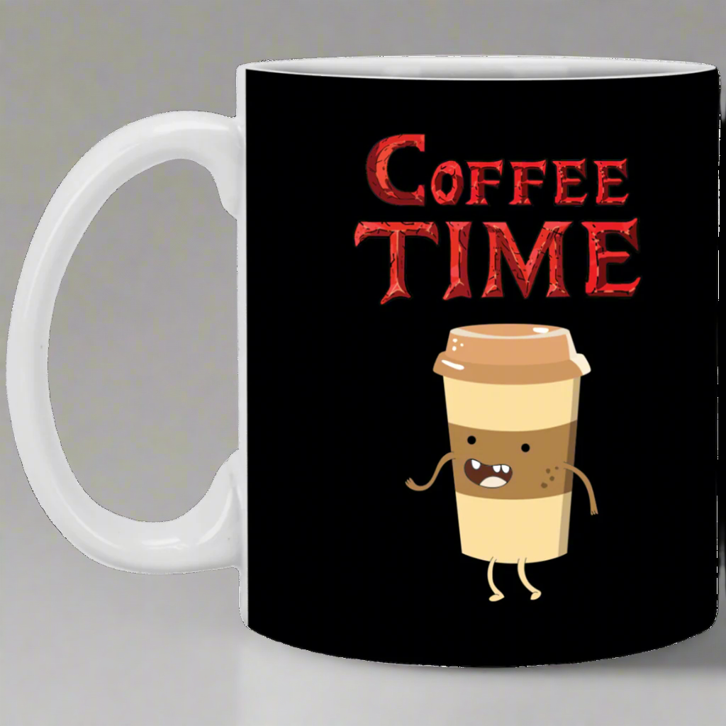 Coffee Time - Coffee Lovers 11 oz. White Mug
