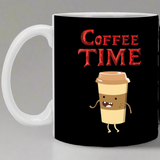 Coffee Time - Coffee Lovers 11 oz. White Mug Coffee Time - Coffee Lovers 11 oz. White Mug