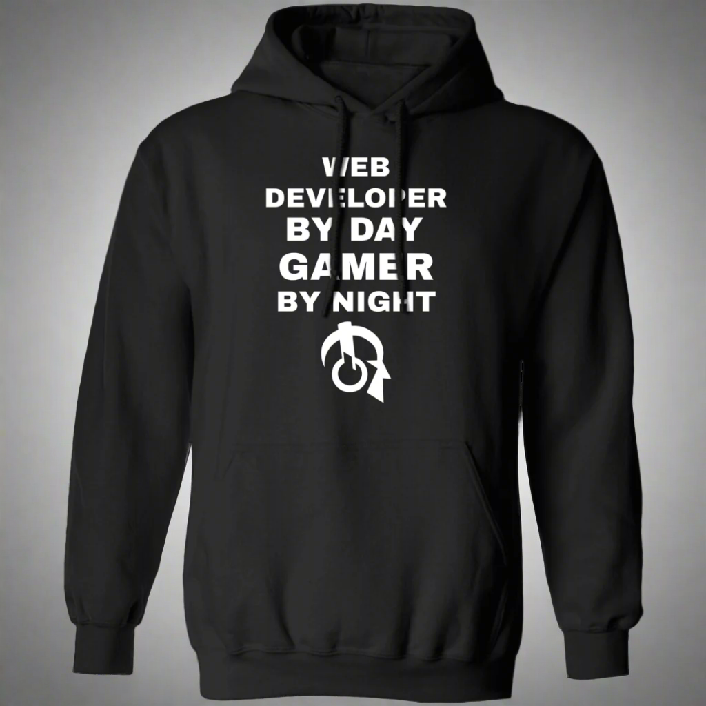 Web Developer By Day Gamer By Night Hoodie
