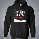 This Girl Loves Christmas Holidays Xmas Pullover Hoodie 8 oz. This Girl Loves Christmas Holidays Xmas Pullover Hoodie 8 oz.