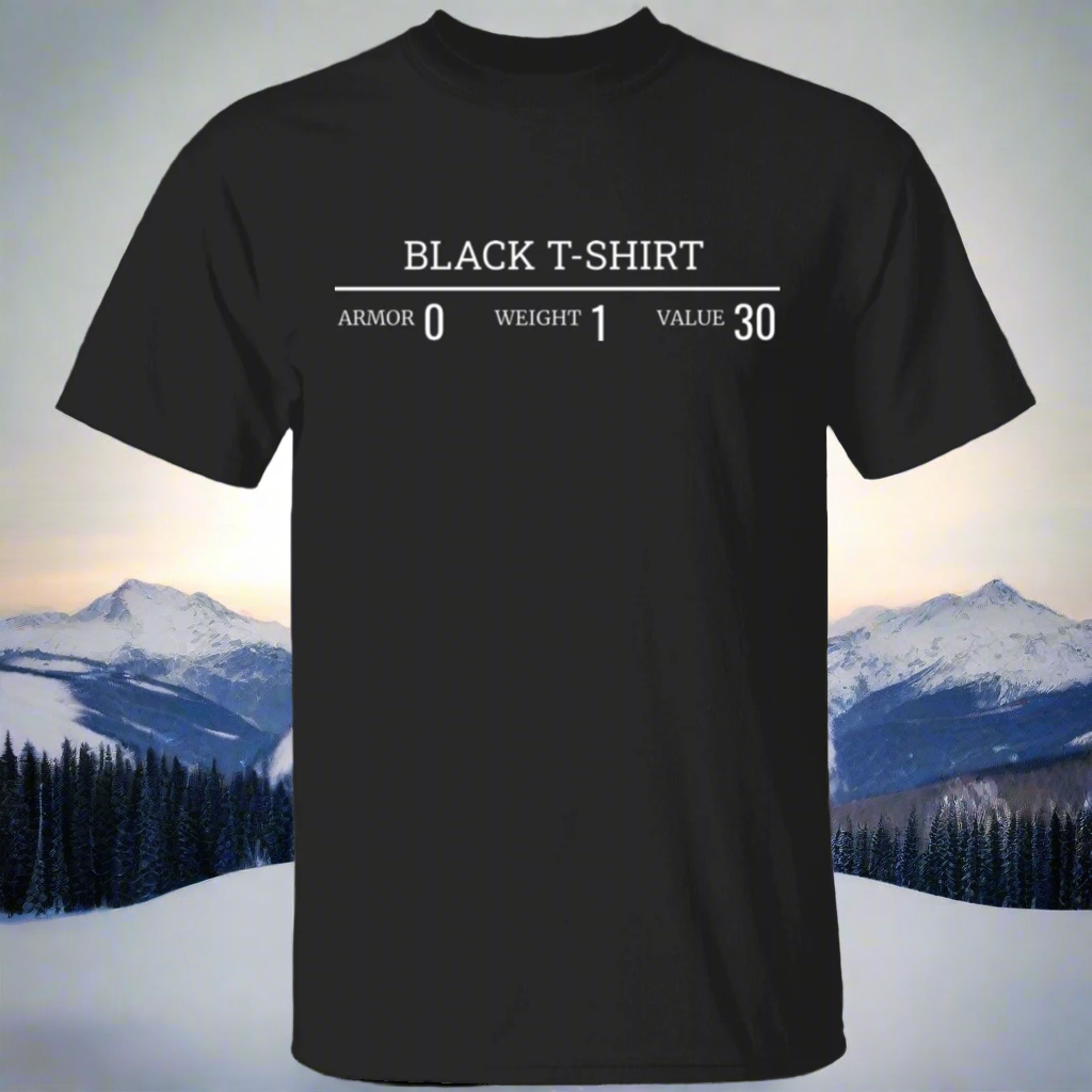 Black T-Shirt (C19)