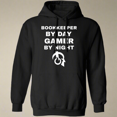 Bookkeeper By Day Gamer By Night Hoodie