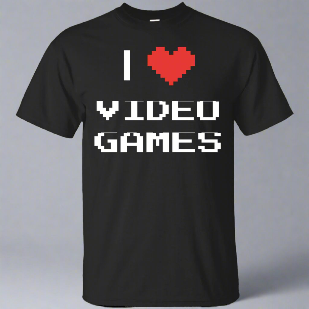 I Love Video Games - Video Gaming Shirt