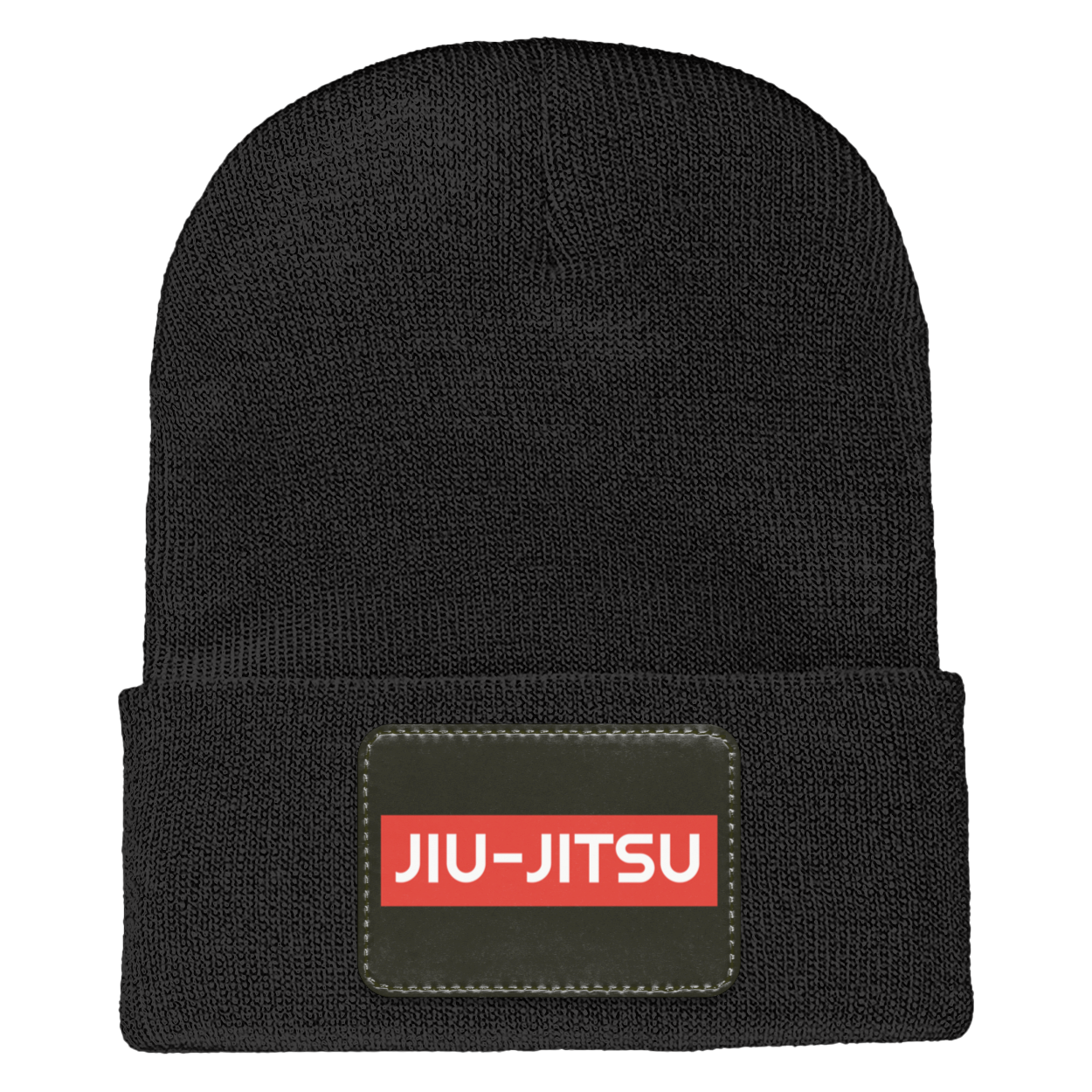 Brazilian Jiu Jitsu Surpassing BJJ Black Cuffed Knit Beanie Secondary image