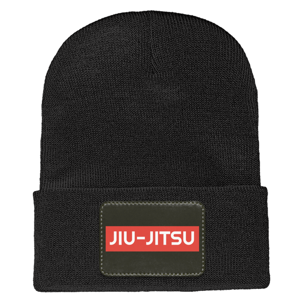 Brazilian Jiu Jitsu Surpassing BJJ Black Cuffed Knit Beanie