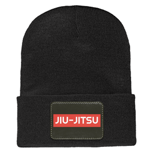 Brazilian Jiu Jitsu Surpassing BJJ Black Cuffed Knit Beanie Brazilian Jiu Jitsu Surpassing BJJ Black Cuffed Knit Beanie