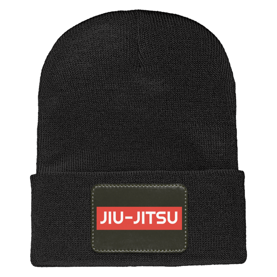 Brazilian Jiu Jitsu Surpassing BJJ Black Cuffed Knit Beanie