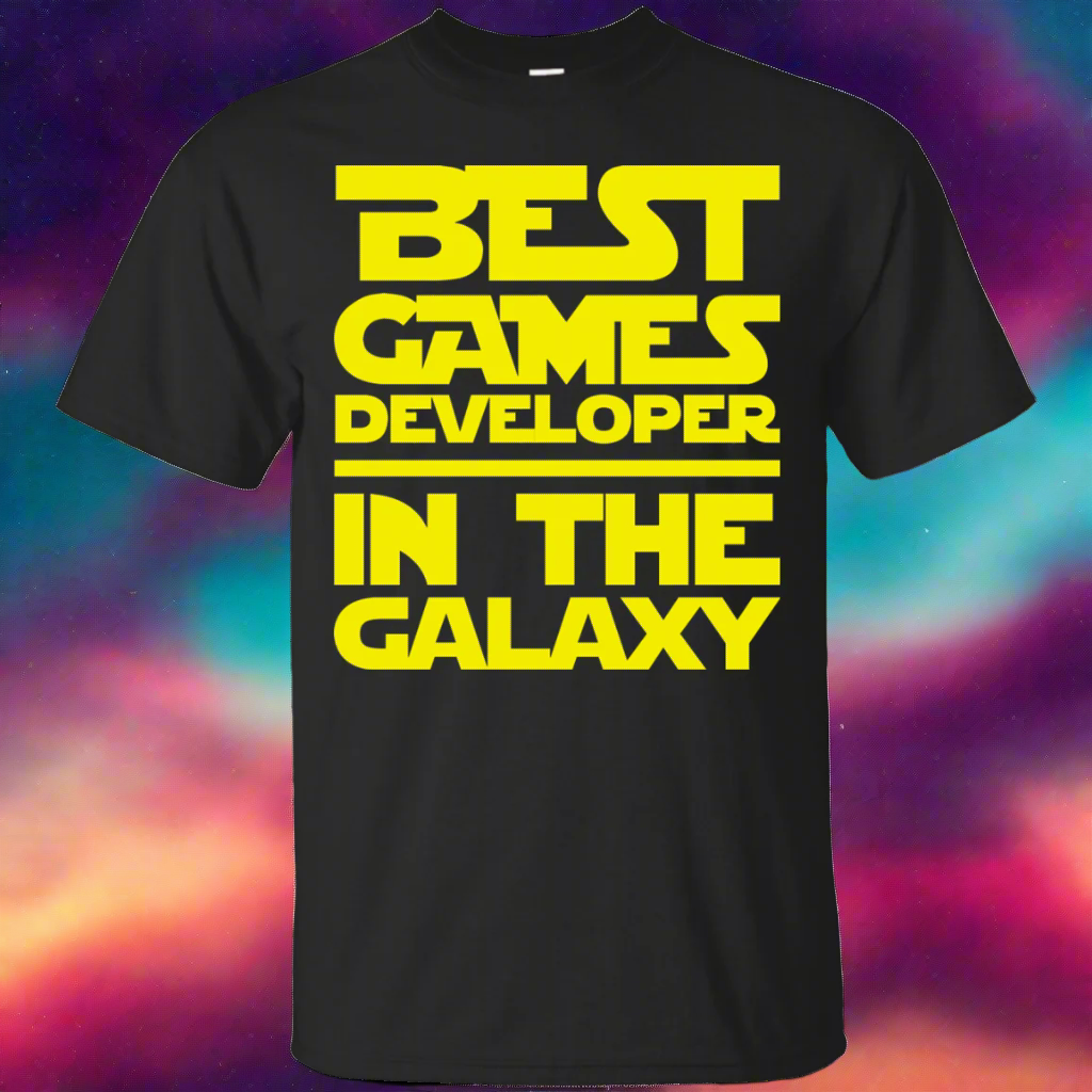 Best Games Developer In The Galaxy Shirt Main image